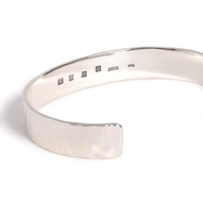VIVIFY ビビファイ バングル シルバー Back Hallmarks Bangle/ Mirror finish /10mm | VIVIFY | 02
