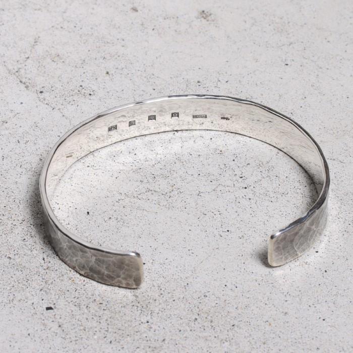 VIVIFY ビビファイ バングル シルバー Back Hallmarks Bangle/ Hammered finish /10mm | VIVIFY | 06