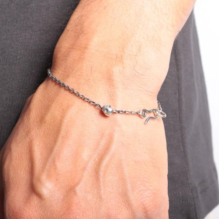 VIVIFY ビビファイ シルバー ブレスレット シルバー Archive Skull Bead Bracelet | VIVIFY | 06