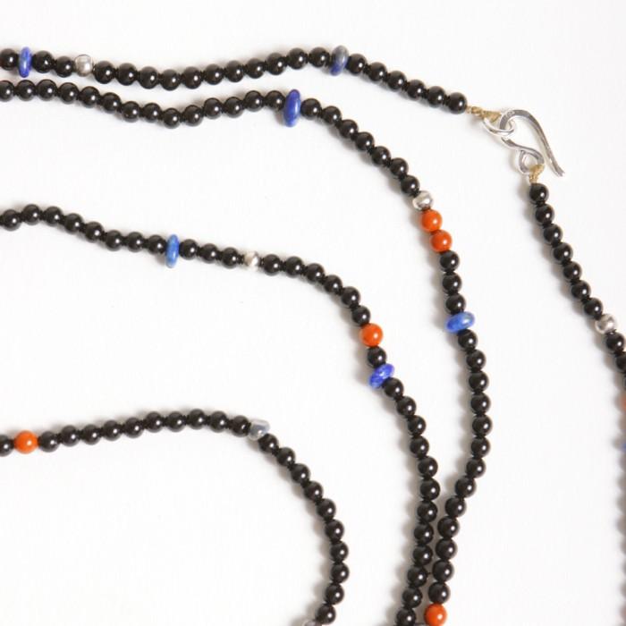 VIVIFY ビビファイ ネックレス ビーズ Round stone & Navajo Pearl Necklace | VIVIFY | 03