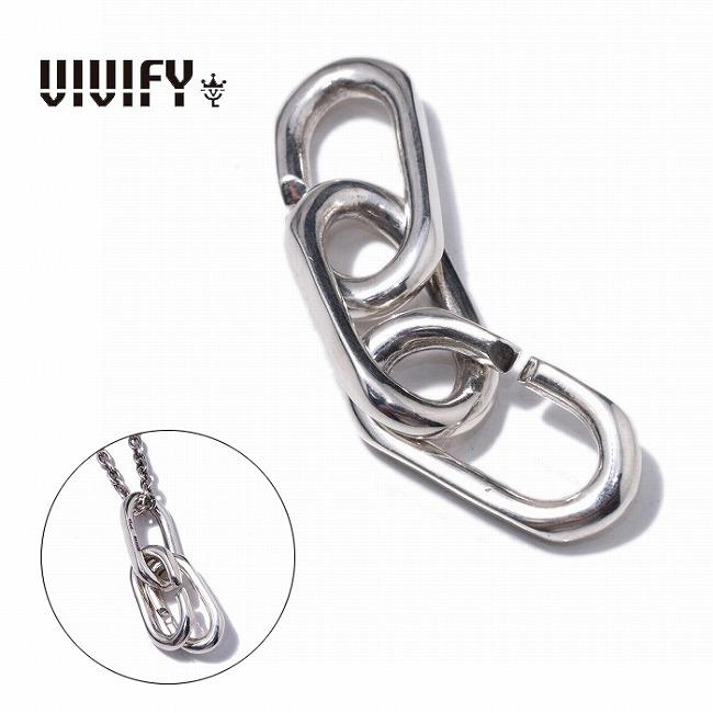 VIVIFY ビビファイ コマ シルバー ペンダントトップ Adjuster For Heavy Chain Bracelet