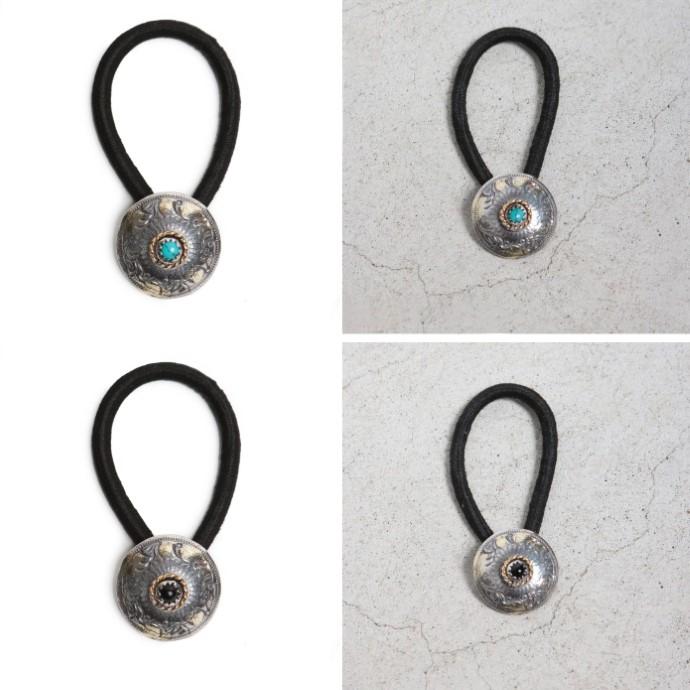 VIVIFY ビビファイ シルバー ブレスレット コンチョ 髪留め Phoenix 50 Sen Coin Concho with Stone w/gold | VIVIFY | 01