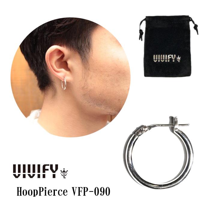 送料無料 VIVIFY ビビファイ ピアス フープピアス シルバーHoop Pierce VFP-090 Lサイズ｜bless-web