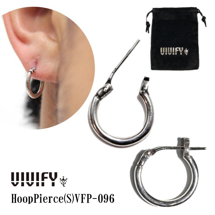 送料無料 VIVIFY ビビファイ フープピアス シンプル シルバーHoop Pierce(S) VFP-096｜bless-web