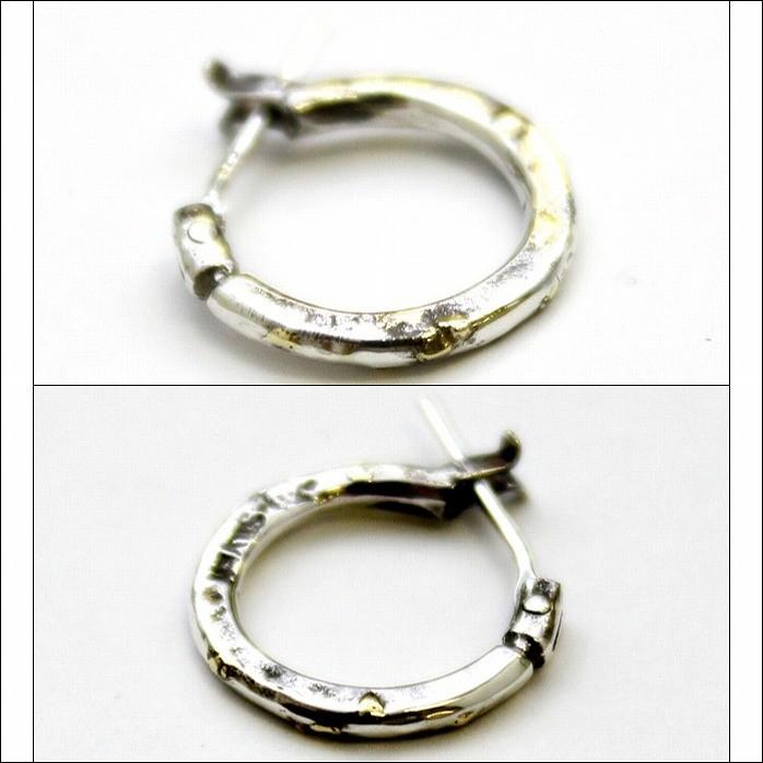 VIVIFY（ビビファイ） ピアス フープ シルバーHammered Hoop Pierce(S