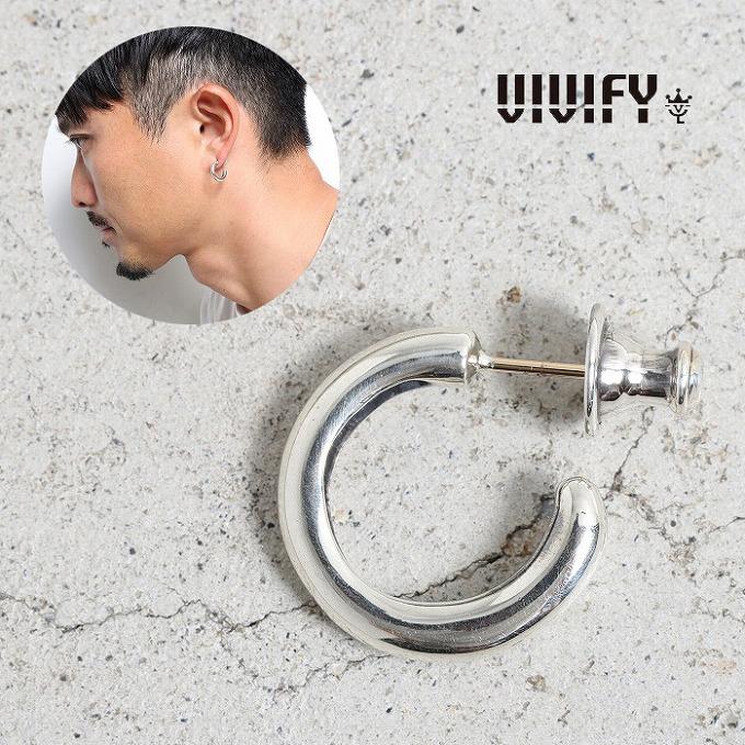 VIVIFY ビビファイ ピアス シルバー 某アーティスト着用 k18goldpost LightWeight HoopPierce/3mm | VIVIFY