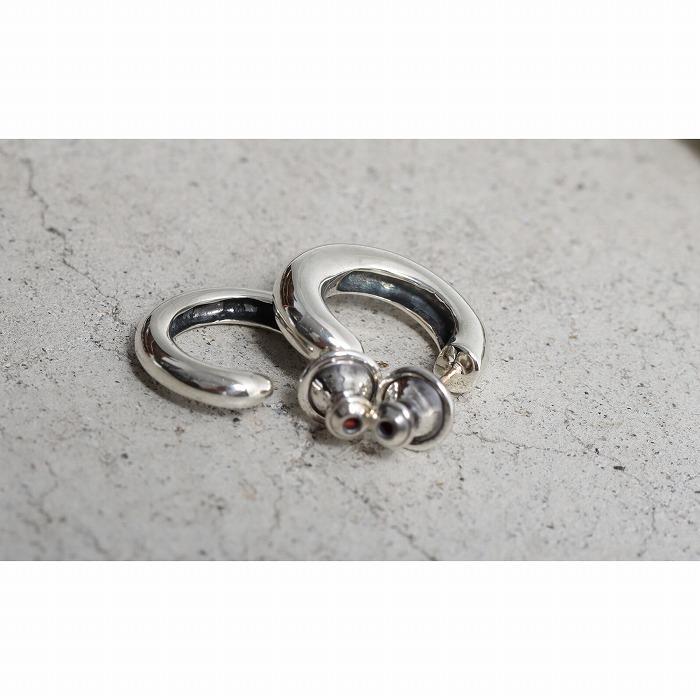 VIVIFY ビビファイ ピアス シルバー 某アーティスト着用 k18goldpost LightWeight HoopPierce/3mm | VIVIFY | 07