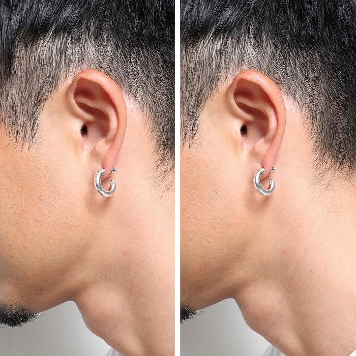 VIVIFY ビビファイ ピアス シルバー k18goldpost LightWeight HoopPierce/4mm | VIVIFY | 11