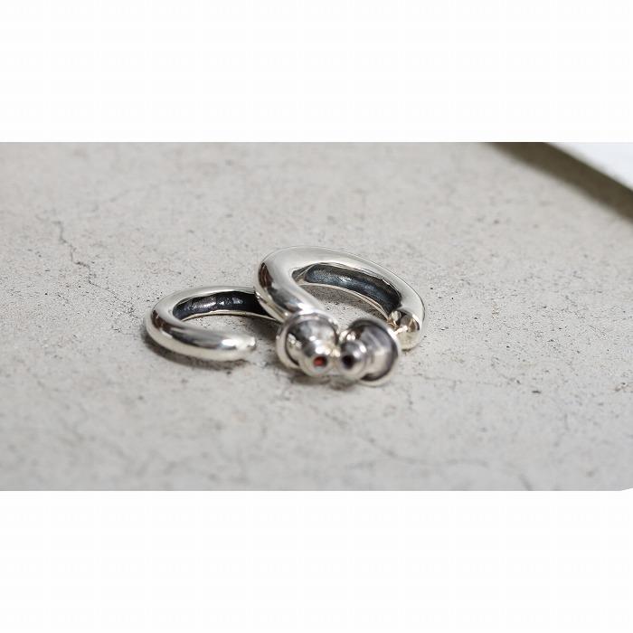 VIVIFY ビビファイ ピアス シルバー k18goldpost LightWeight HoopPierce/4mm | VIVIFY | 02