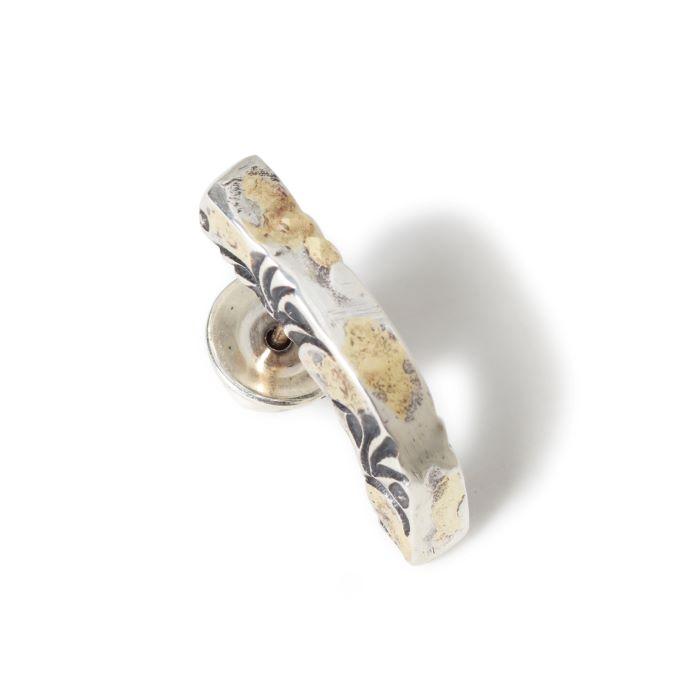 VIVIFY ビビファイ ピアス シルバー Side Arabesque Bent Bar Pierce w/gold | VIVIFY | 02