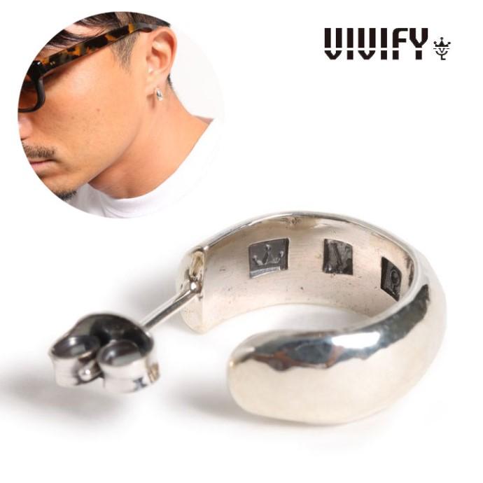 VIVIFY ビビファイ ピアス シルバー Back Hallmarks Pierce/Mirror finish/Round | VIVIFY