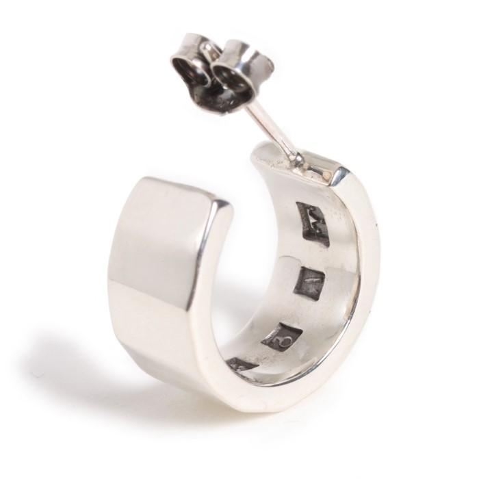 VIVIFY ビビファイ ピアス シルバー Back Hallmarks Pierce/ Mirror finish /Middle | VIVIFY | 01