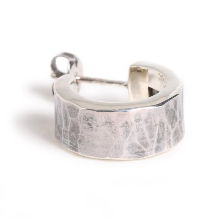 VIVIFY ビビファイ ピアス シルバー Back Hallmarks Pierce/ Hammered finish /Middle | VIVIFY | 03