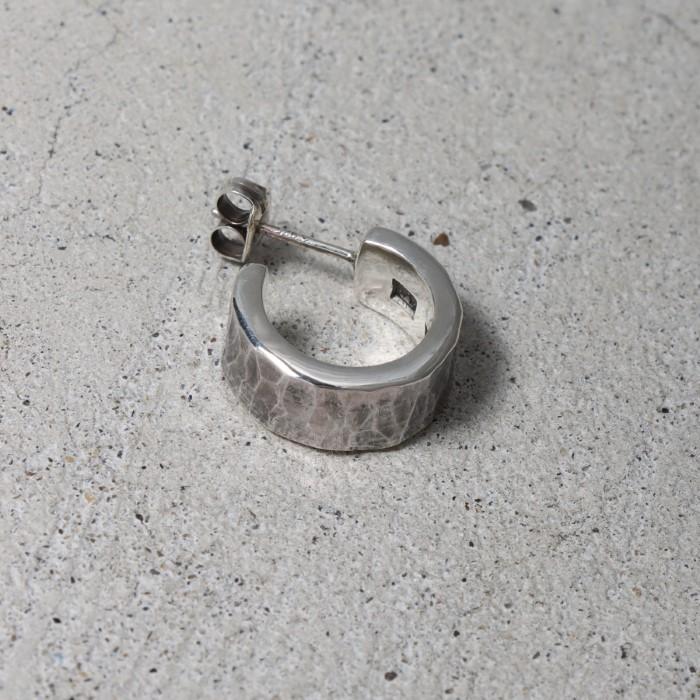 VIVIFY ビビファイ ピアス シルバー Back Hallmarks Pierce/ Hammered finish /Middle | VIVIFY | 04