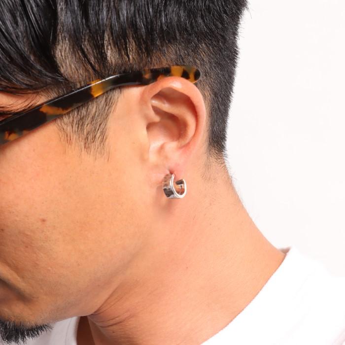 VIVIFY ビビファイ ピアス シルバー Back Hallmarks Pierce/ Hammered finish /Middle | VIVIFY | 06
