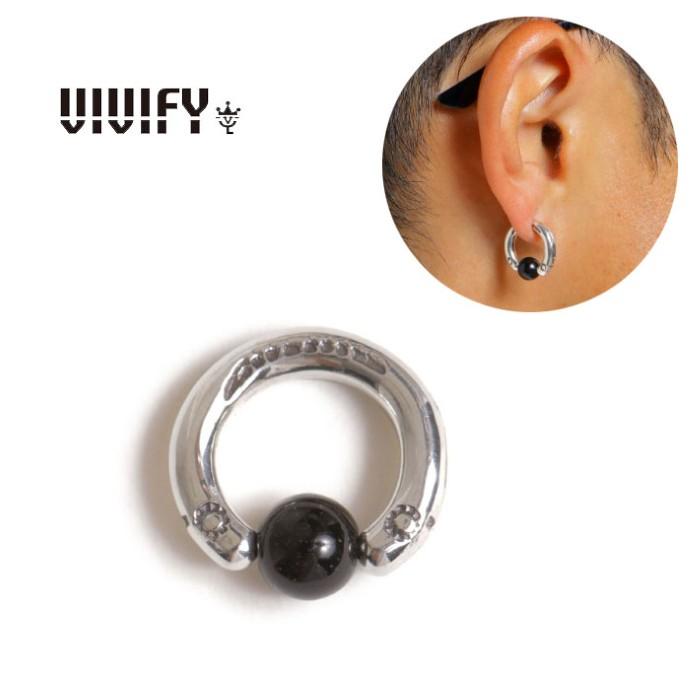 VIVIFY ビビファイ ボディピアス シルバー Body Pierce /about9~8G（3mm）/雨(恵み)、ビル群、マンホール/TOKYO-TOMINZOKU | VIVIFY