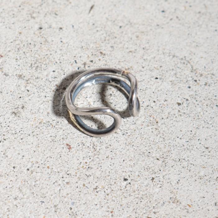 VIVIFY ビビファイ シルバー ピアス イヤーカフ Loopin’ Ear Cuff Round w/gold | VIVIFY | 05