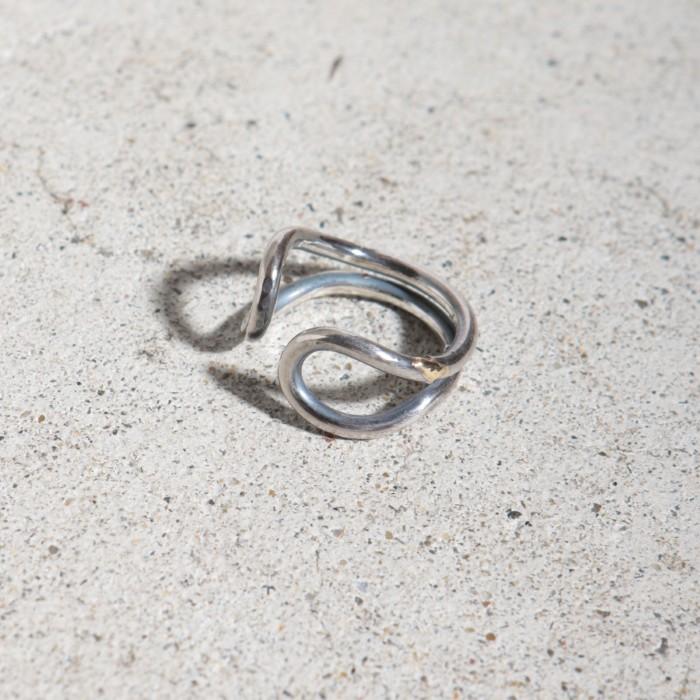 VIVIFY ビビファイ シルバー ピアス イヤーカフ Loopin’ Ear Cuff Round w/gold | VIVIFY | 06