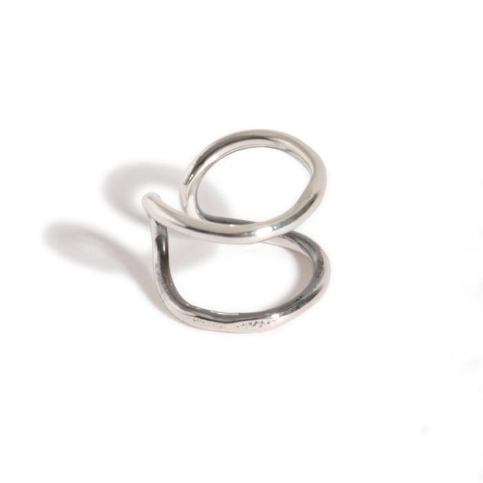 VIVIFY ビビファイ シルバー イヤーカフ ピアス Oval Ear Cuff | VIVIFY | 04