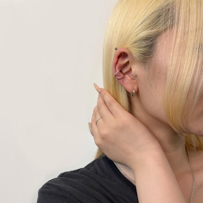 VIVIFY ビビファイ シルバー ピアス イヤーカフ Teardrop Ear Cuff | VIVIFY | 09