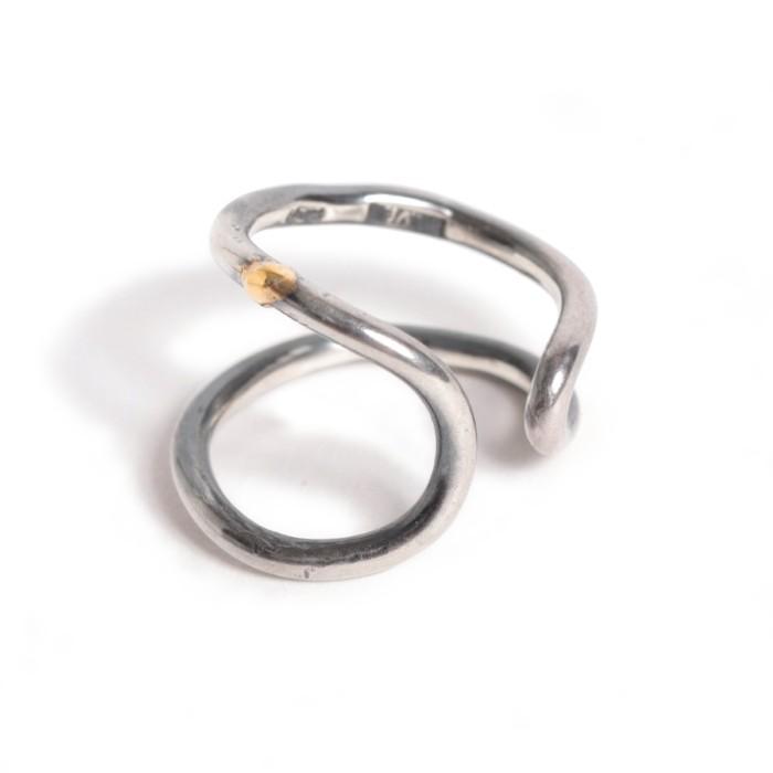 VIVIFY ビビファイ シルバー ピアス イヤーカフTeardrop Ear Cuff w/gold | VIVIFY | 01