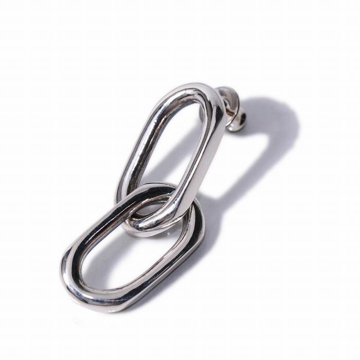 VIVIFY ビビファイ ピアス シルバー 2連 K18gold post Twin Link Pieace | VIVIFY | 01