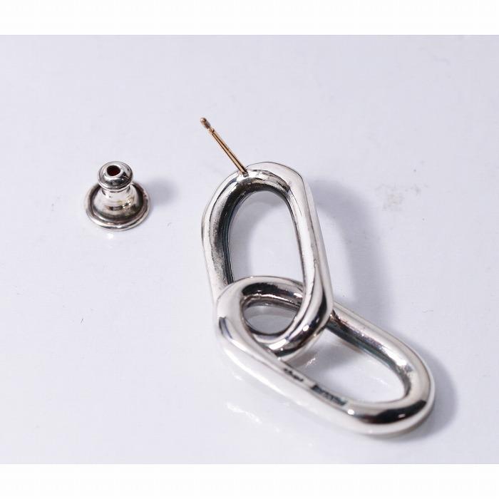 VIVIFY ビビファイ ピアス シルバー 2連 K18gold post Twin Link Pieace | VIVIFY | 02