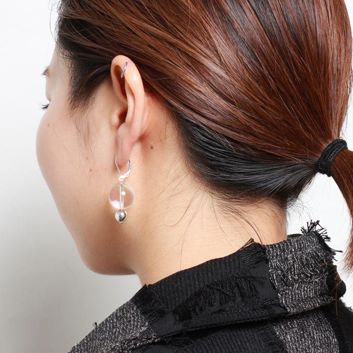 VIVIFY ビビファイ ピアス シルバー フレンチフック Round Stone & Navajo Pearl Pierce | VIVIFY | 11