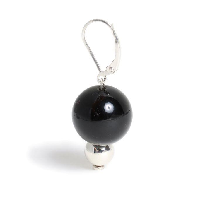 VIVIFY ビビファイ ピアス シルバー フレンチフック Round Stone & Navajo Pearl Pierce | VIVIFY | 02