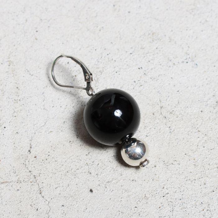 VIVIFY ビビファイ ピアス シルバー フレンチフック Round Stone & Navajo Pearl Pierce | VIVIFY | 06