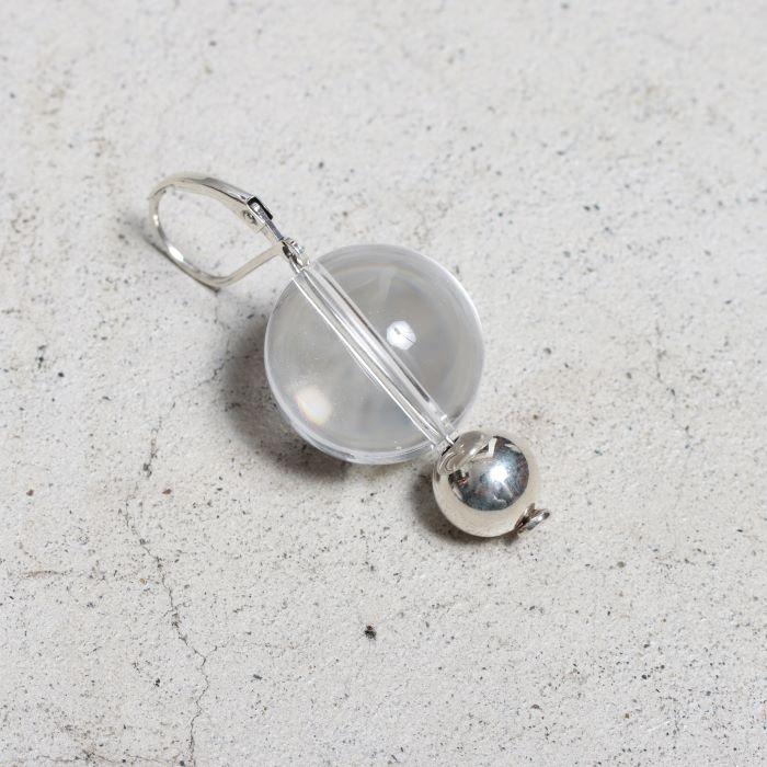 VIVIFY ビビファイ ピアス シルバー フレンチフック Round Stone & Navajo Pearl Pierce | VIVIFY | 07