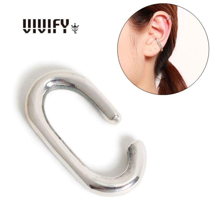 VIVIFY ビビファイ ピアス シルバー イヤーカフ Oval ear cuffs | VIVIFY