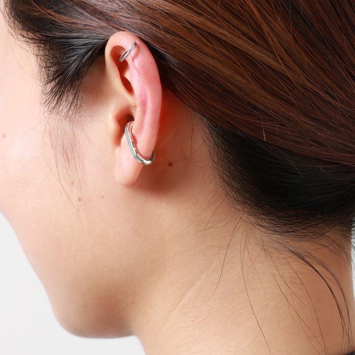 VIVIFY ビビファイ ピアス シルバー イヤーカフ Oval ear cuffs | VIVIFY | 06