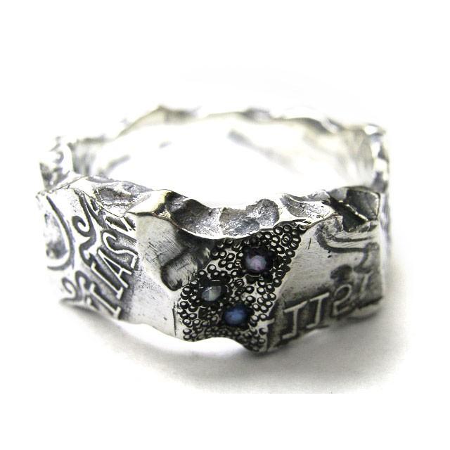 VIVIFY ビビファイ リング 指輪 Stamped Antique Key Ring w/stone