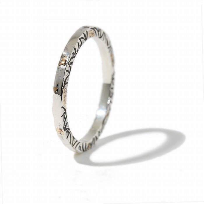 VIVIFY ビビファイ リング シルバー SideArabesque Ring w/gold | VIVIFY | 02