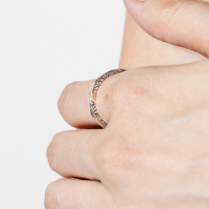 VIVIFY ビビファイ リング シルバー SideArabesque Ring w/gold | VIVIFY | 05