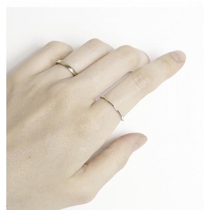 VIVIFY ビビファイ リング 指輪 シルバー Half Hammered Hallmarks Ring | VIVIFY | 07