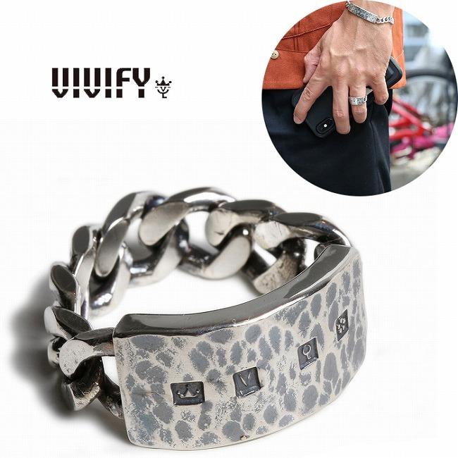 VIVIFY ビビファイ リング 指輪 シルバー Hallmarks ID Ring/ Hammered Finish | VIVIFY