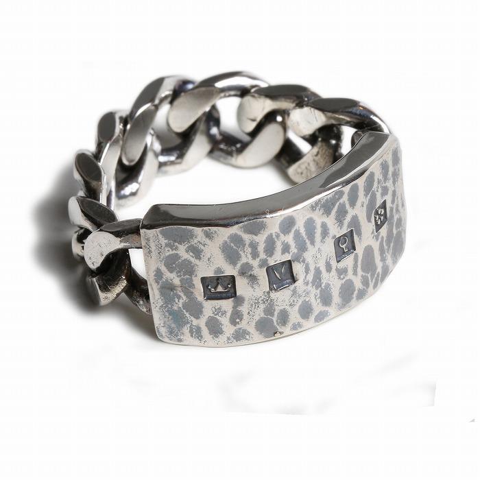 VIVIFY ビビファイ リング 指輪 シルバー Hallmarks ID Ring/ Hammered Finish | VIVIFY | 01