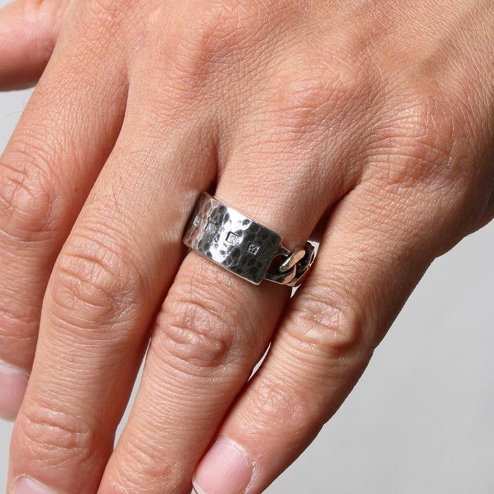 VIVIFY ビビファイ リング 指輪 シルバー Hallmarks ID Ring/ Hammered Finish | VIVIFY | 05