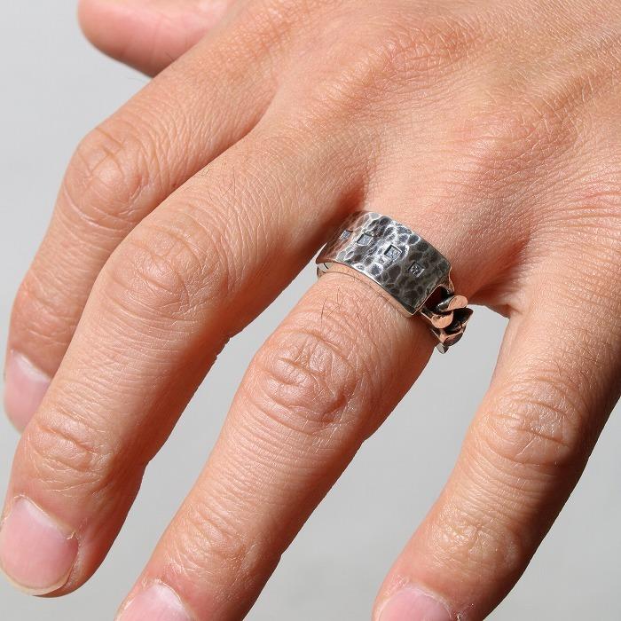 VIVIFY ビビファイ リング 指輪 シルバー Hallmarks ID Ring/ Hammered Finish | VIVIFY | 06