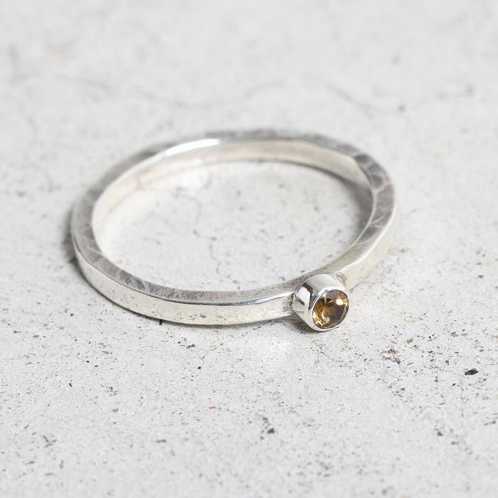 VIVIFY ビビファイ リング 指輪 シルバー Hammered BezelSetting Ring | VIVIFY | 12