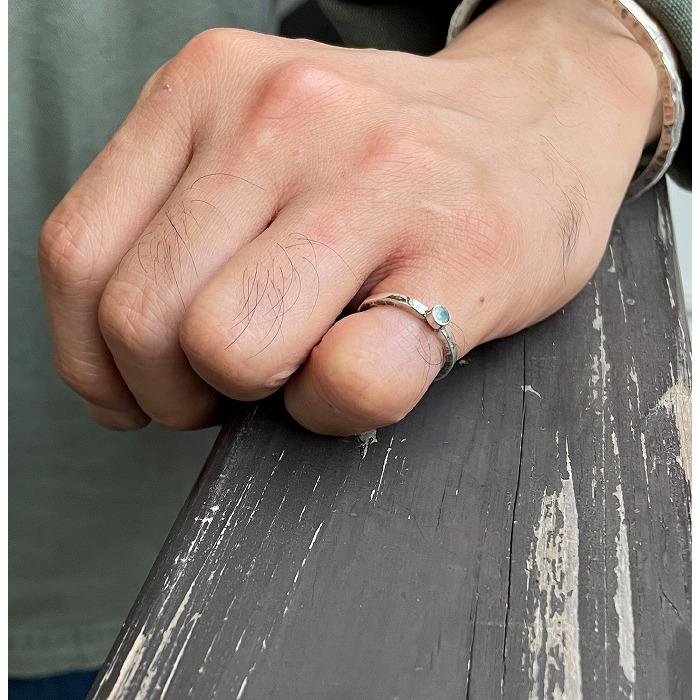 VIVIFY ビビファイ リング 指輪 シルバー Hammered BezelSetting Ring | VIVIFY | 16