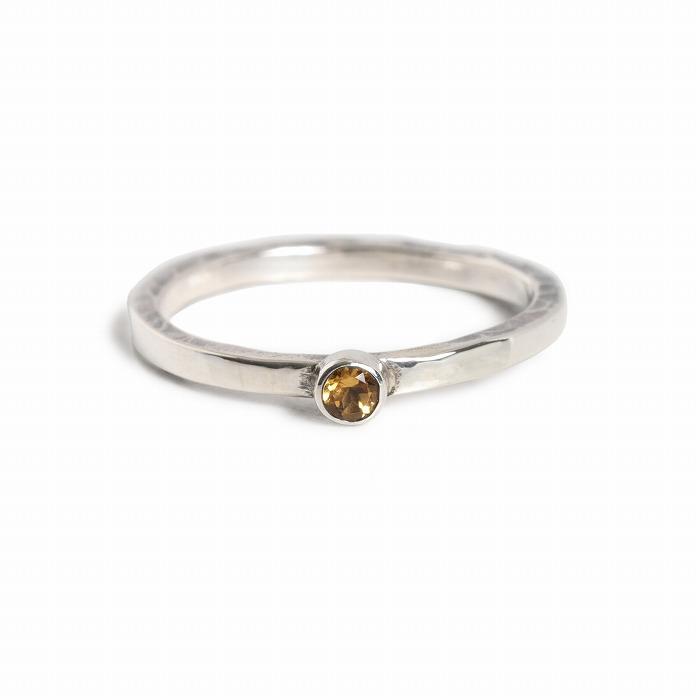 VIVIFY ビビファイ リング 指輪 シルバー Hammered BezelSetting Ring | VIVIFY | 06