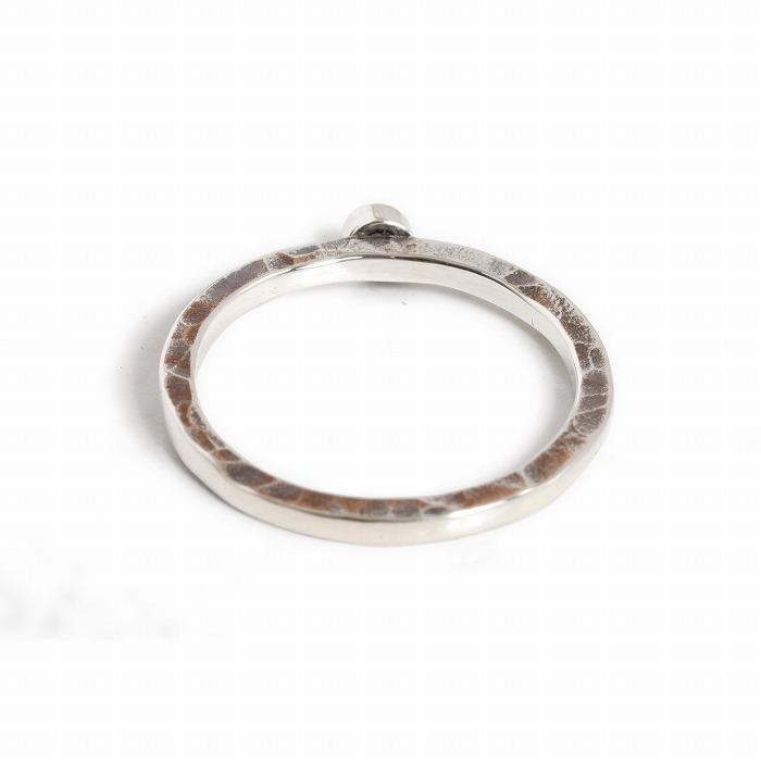 VIVIFY ビビファイ リング 指輪 シルバー Hammered BezelSetting Ring | VIVIFY | 08