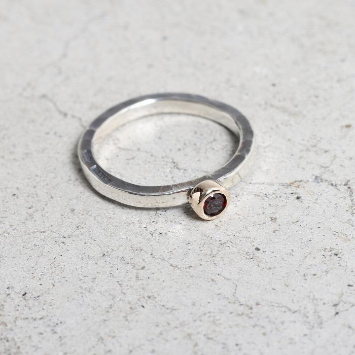 VIVIFY ビビファイ リング 指輪 シルバー Hammered k10BezelSetting Ring | VIVIFY | 13