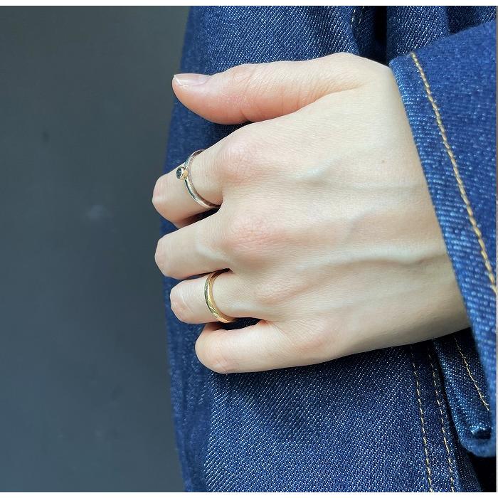 VIVIFY ビビファイ リング 指輪 シルバー Hammered k10BezelSetting Ring | VIVIFY | 17