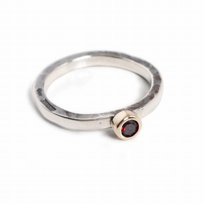 VIVIFY ビビファイ リング 指輪 シルバー Hammered k10BezelSetting Ring | VIVIFY | 02