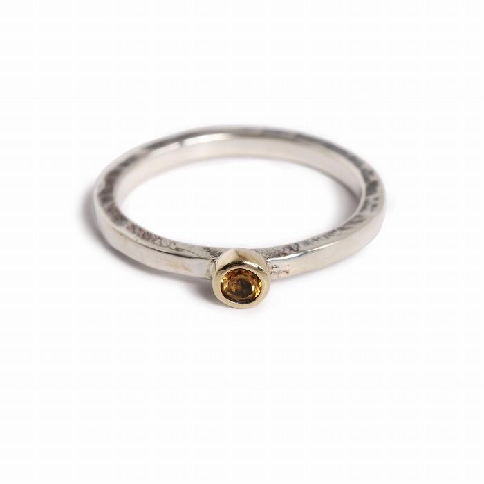 VIVIFY ビビファイ リング 指輪 シルバー Hammered k10BezelSetting Ring | VIVIFY | 06