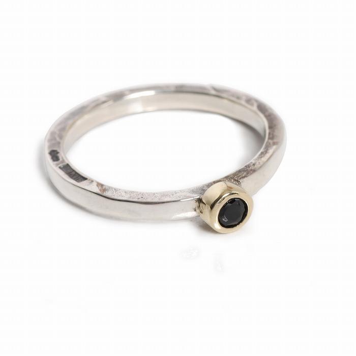 VIVIFY ビビファイ リング 指輪 シルバー Hammered k10BezelSetting Ring | VIVIFY | 07